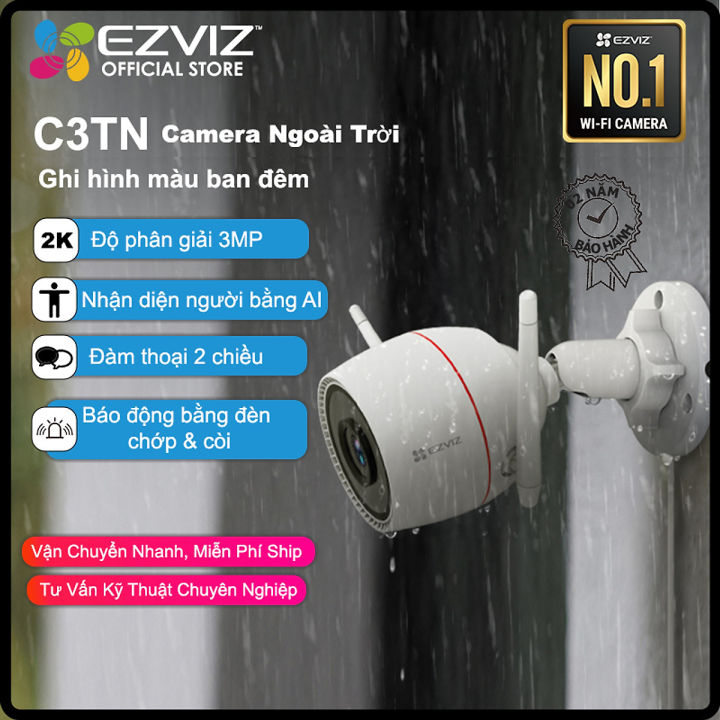 Camera EZviz ngoài trời 3.0 full đêm có màu C3TN