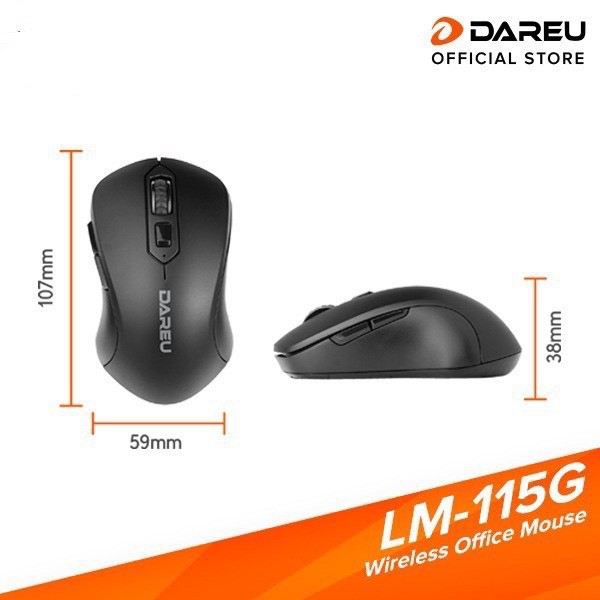 Chuột không dây Dareu LM115G