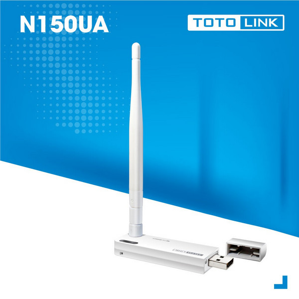 Usb thu wifi Totolink N150ua có anten chính hãng