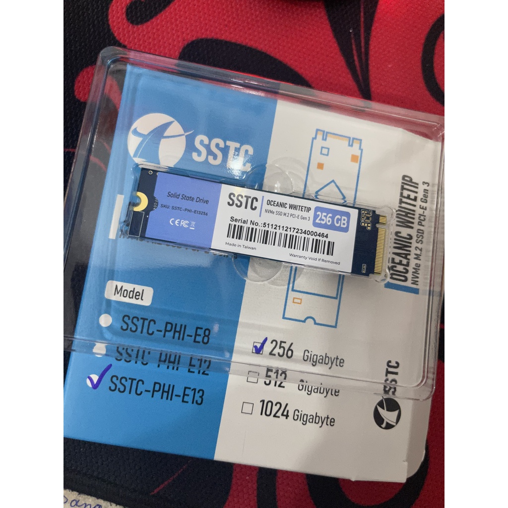 Ổ cứng SSD SSTC NVME 256GB- HÀNG CHÍNH HÃNG