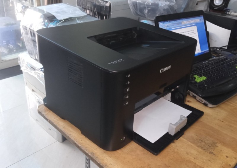 MÁY IN CANON LBP 151DW CŨ IN ĐẢO MẶT, WIFI