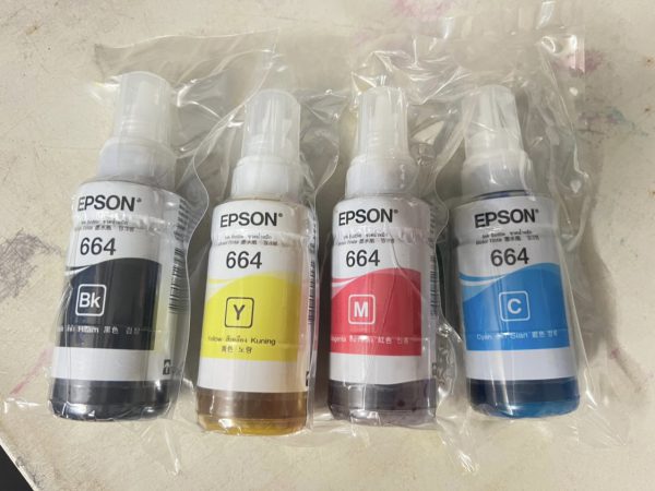 Bộ mực in 4 màu mã 664 dùng cho Epson L110,L120, L210,L220, L300,L310, L350