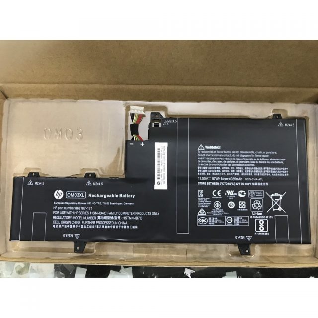 Pin laptop HP EliteBook X360 1030 G2, OM03XL (ZIN)